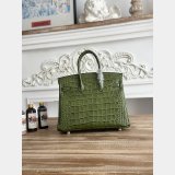 Luxury Hermes 25CM Croco Vein birkin Bag