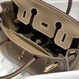 Luxury 20CM Hermes Mini Birkin With Strap Togo Leather