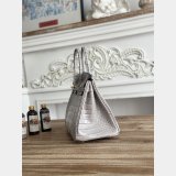 Top Hermes 25CM Croco Vein birkin Bag