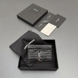 CASSANDRE MATELASSE card case in grain leather