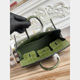 Luxury Hermes 25CM Croco Vein birkin Bag