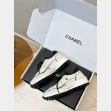 CC Calfskin & Mixed Fibers Sneakers