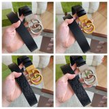 Replica High Quality Gucci Reversible LEATHER BELT 37MM