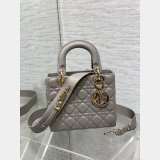 Top Quality DIOR LADY 20CM BAG LAMBSKIN