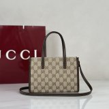 Gucci A006WK Small Tote A006WK Double G Charm Bag
