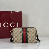 Gucci Horsebit Web Small Camera Crossbody A008PZ Bag