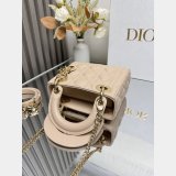Christian Dior Lady 17cm Designer lambskin Bag