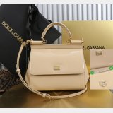 Dolce & Gabban patent leather Sicily handbag 20CM