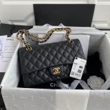 TOP CC Flap 1112 Caviar leather 25cm Handbags