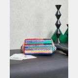 MIU MIU Fabric Crochet Pouch Multicolor