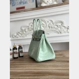 Top Hermes 25CM Croco Vein birkin Bag