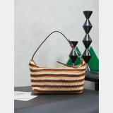 MIU MIU Fabric Crochet Pouch Multicolor