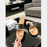 2026 CC Raffia & Lambskin Mules