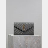 Quality YSL Designer 393953/377828 Caviar Leather Envelope Bag