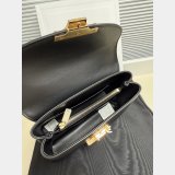 TEEN NINO BAG IN SMOOTH SATINATED CALFSKIN WITH ENAMEL CLOSURE