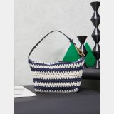 MIU MIU Fabric Crochet Pouch Multicolor