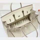 Best hermes Human handmade stiching birkin 30cm Epsom Handbag