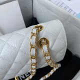 TOP CC Classical Flap 1112 Caviar leather Handbags 25cm