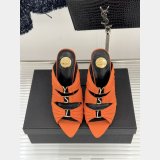 Top Quality YSL EMILIE mules in satin crepe