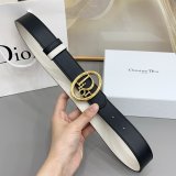 Reversible Dior Oblique Belt 30MM