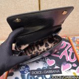 Dolce & Gabban Lizard-skin pattern Sicily handbag 20CM