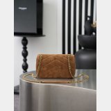 YSL LOULOU MATELASSE suede handbag