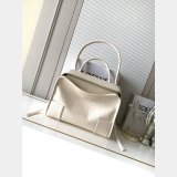 Large Loewe  Amazona 180 bag in croco calfskin