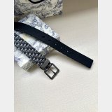 Christian Dior Micro Dior Oblique Jacquard belt 35mm