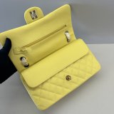 AAA+ Quality FLAP CC 25cm Caviar Leather Handbag
