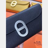Luxury Hermes D Ancre to go clutch Epsom bag
