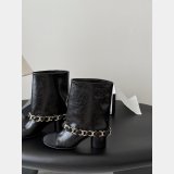 CC 25K Chain-detail knight boots