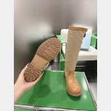 Prada Leather and canvas boots