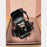 MIU MIU Smooth cowhide Leather backpack Medium 5BZ043