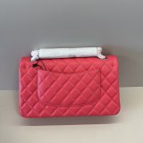 AAA+ Quality FLAP CC 25cm Caviar Leather Handbag