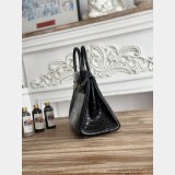 Luxury Hermes 25CM Croco Vein birkin Bag