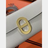 Luxury Hermes D Ancre to go clutch Epsom bag