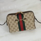 Gucci Horsebit Web Small Camera Crossbody A008PZ Bag