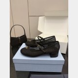 Prada Mesh Fabric Ballerina