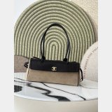 2026 CC Small Shopping Bag AS6288 SUEDE/denim