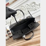 Luxury Hermes 25CM Croco Vein birkin Bag