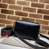 Fake Gucci Horsebit 1955 small black 658574 bag