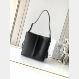 Medium Bilbao bucket in soft calfskin and suede