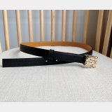 Top Loewe Pebble Grain Calf Anagram Belt 2.0CM