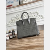 Top Hermes 25CM Croco Vein birkin Bag