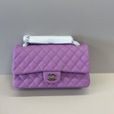AAA+ Quality CC FLAP Handbag Caviar Leather 25cm