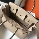 Hermes Birkin 35cm Togo leather Handbags Windbreaker Gray