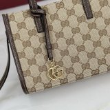 Gucci A006WK Small Tote A006WK Double G Charm Bag