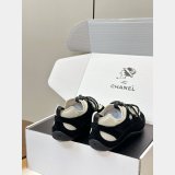 CC Velvet Calfskin & Mixed Fibers Sneakers
