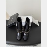CC 25K Chain-detail knight boots