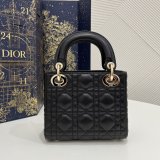 AAA+ Christian Dior Lady Handbags MINI 17CM lambskin